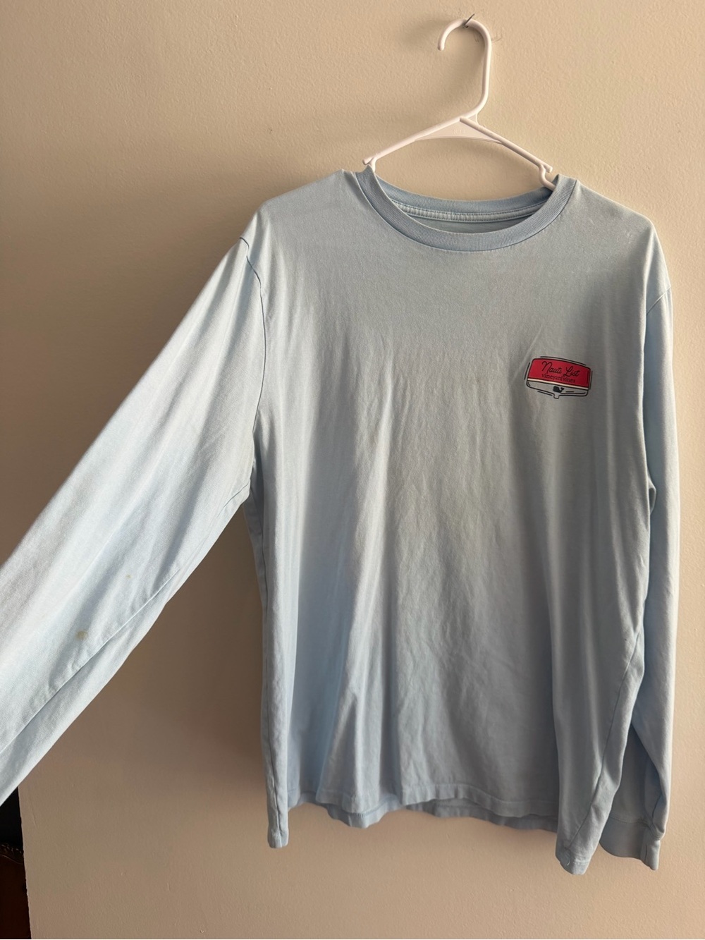 Vineyard Vines Light Blue Long-Sleeve Crewneck Shirt